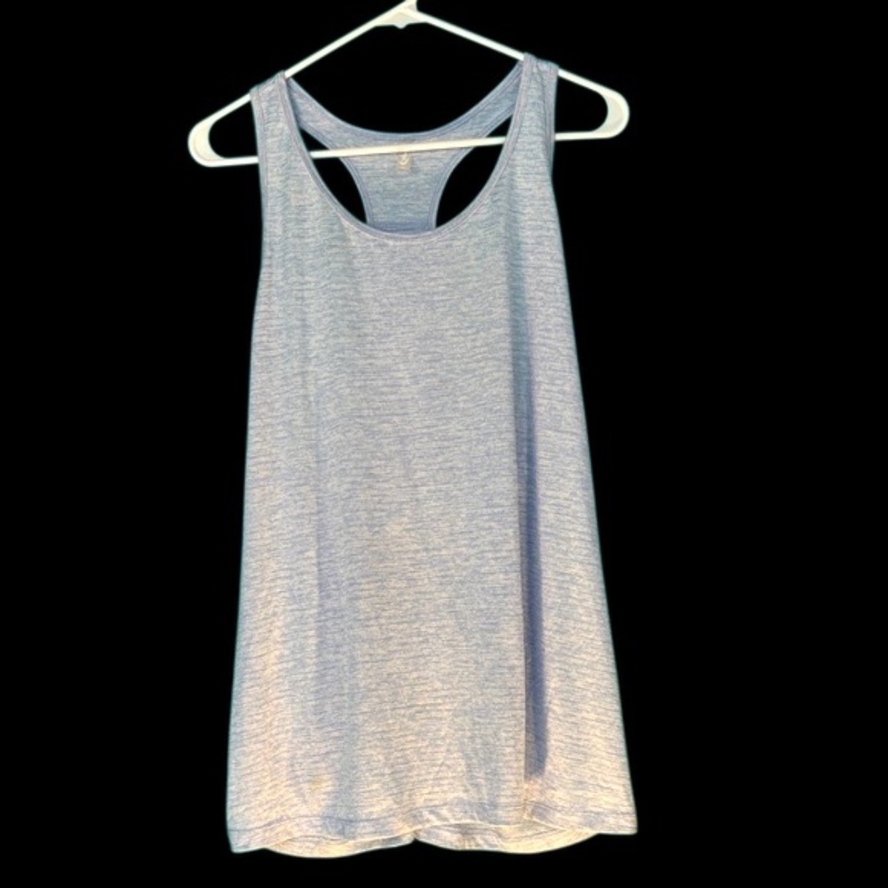 NWOT-MTA Sport Heather Blue Tank Top